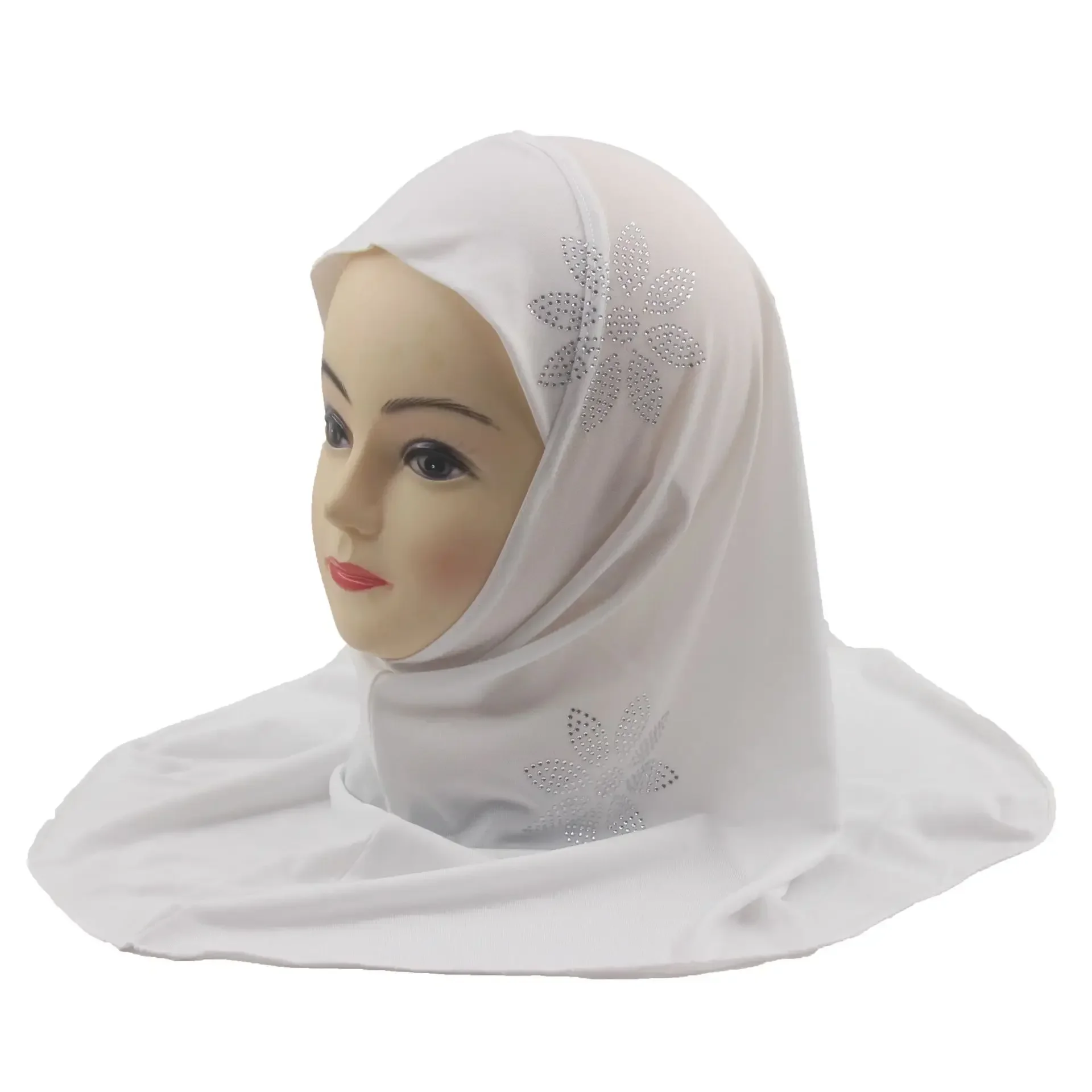 1Pc Kids Girls Muslim Instant Hijab Ready To Wear Islamic Shawls Turban With Diamonds Scarfs Jersey Head Wrap Amira Hijab(4-8 Y)
1Pc Kids Girls Muslim Instant Hijab Ready To Wear Islamic Shawls Turban With Diamonds Scarfs Jersey Head Wrap Amira Hijab(4-8 Y)