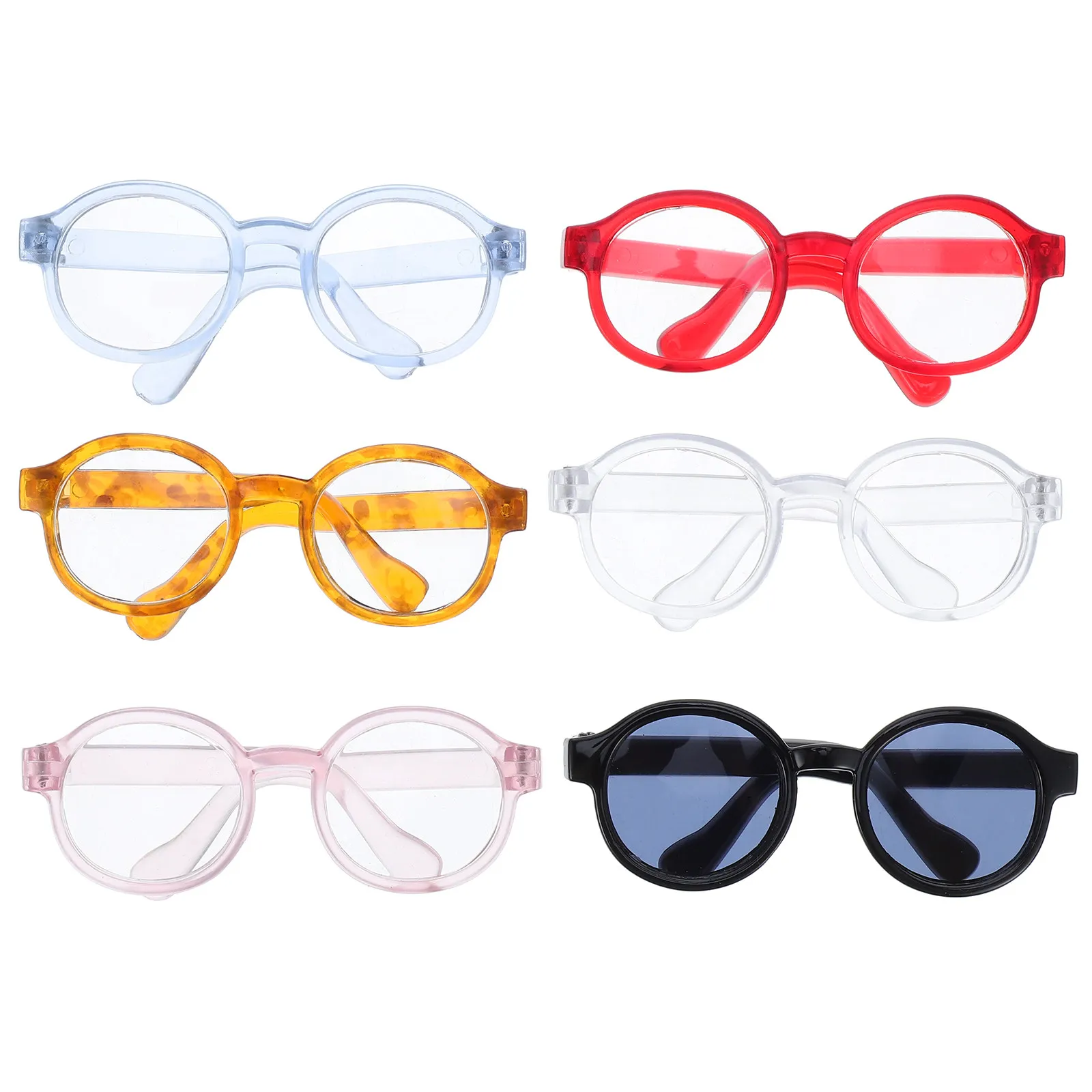 6Pcs Mini Glasses 2.5x0.9x0.3inch Lightweight Plastic Eyewear for Costumed Characters Imaginative Play Scenarios Decorative
6Pcs Mini Glasses 2.5x0.9x0.3inch Lightweight Plastic Eyewear for Costumed Characters Imaginative Play Scenarios Decorative