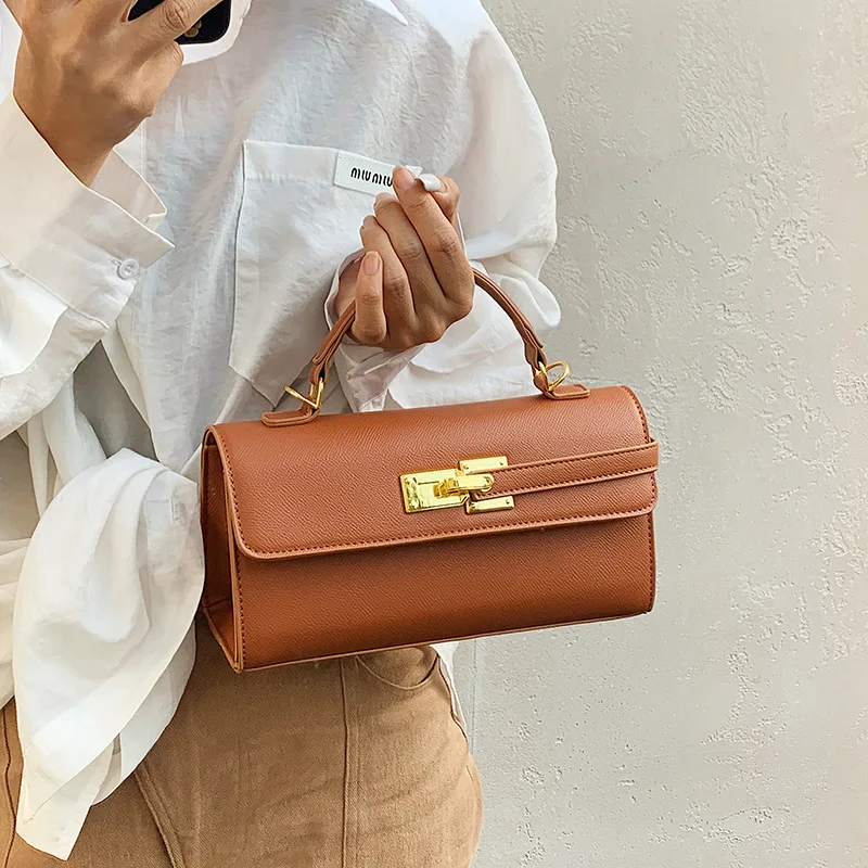 Fashion Chic Lock Box Handbags Designer Small Flap Bag Luxury Pu Leather Shoulder Crossbody Bags 2025
Fashion Chic Lock Box Handbags Designer Small Flap Bag Luxury Pu Leather Shoulder Crossbody Bags 2025