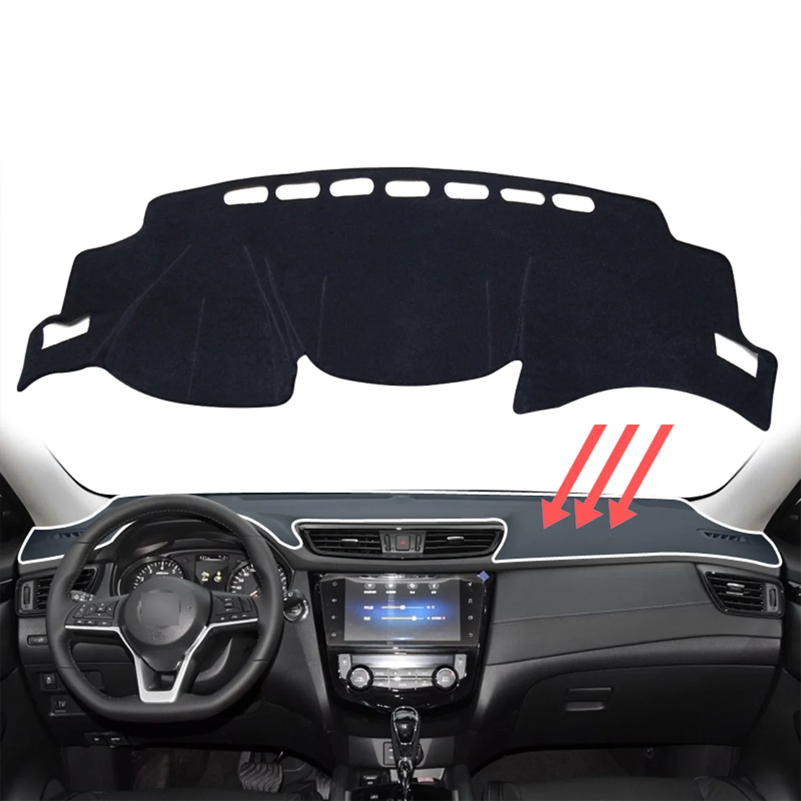 Car Dashboard Mat for Nissan Qashqai J11 2014 - 2020 Sunshade Protective Carpet Dash Mat Dashmat
Car Dashboard Mat for Nissan Qashqai J11 2014 - 2020 Sunshade Protective Carpet Dash Mat Dashmat