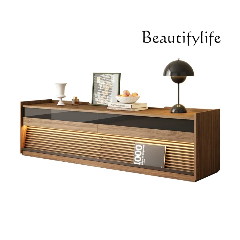 Nordic medieval TV cabinet solid wood floor simple storage small apartment living room modern household floor cabinet 
Nordic medieval TV cabinet solid wood floor simple storage small apartment living room modern household floor cabinet