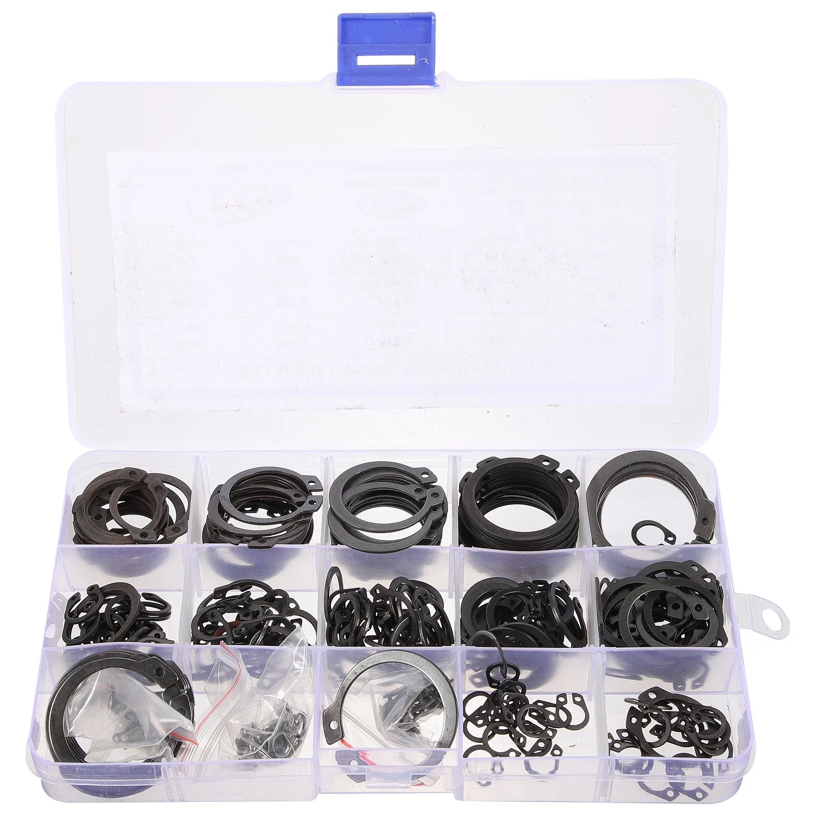 315pcs Shaft Retaining Rings Steel Snap For Bearings Gears Pulleys External Retaining Clips Assortment Kit Washers
315pcs Shaft Retaining Rings Steel Snap For Bearings Gears Pulleys External Retaining Clips Assortment Kit Washers