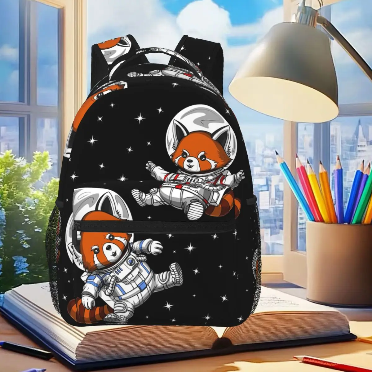 Red Panda Bear Astronauts Student Backpack School Bag Hiking Travel Daypack for Men Women Fashion Bookbag Shoulder Bags
Red Panda Bear Astronauts Student Backpack School Bag Hiking Travel Daypack for Men Women Fashion Bookbag Shoulder Bags