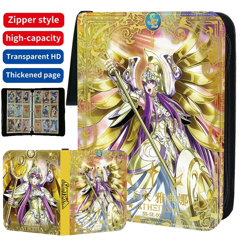 Святая папка для карт Сейя, 9-карманный держатель для торговых карточек, альбом для карт аниме с 50 внутренними страницами, держатель на молнии до 900 карт
Святая папка для карт Сейя, 9-карманный держатель для торговых карточек, альбом для карт аниме с 50 внутренними страницами, держатель на молнии до 900 карт