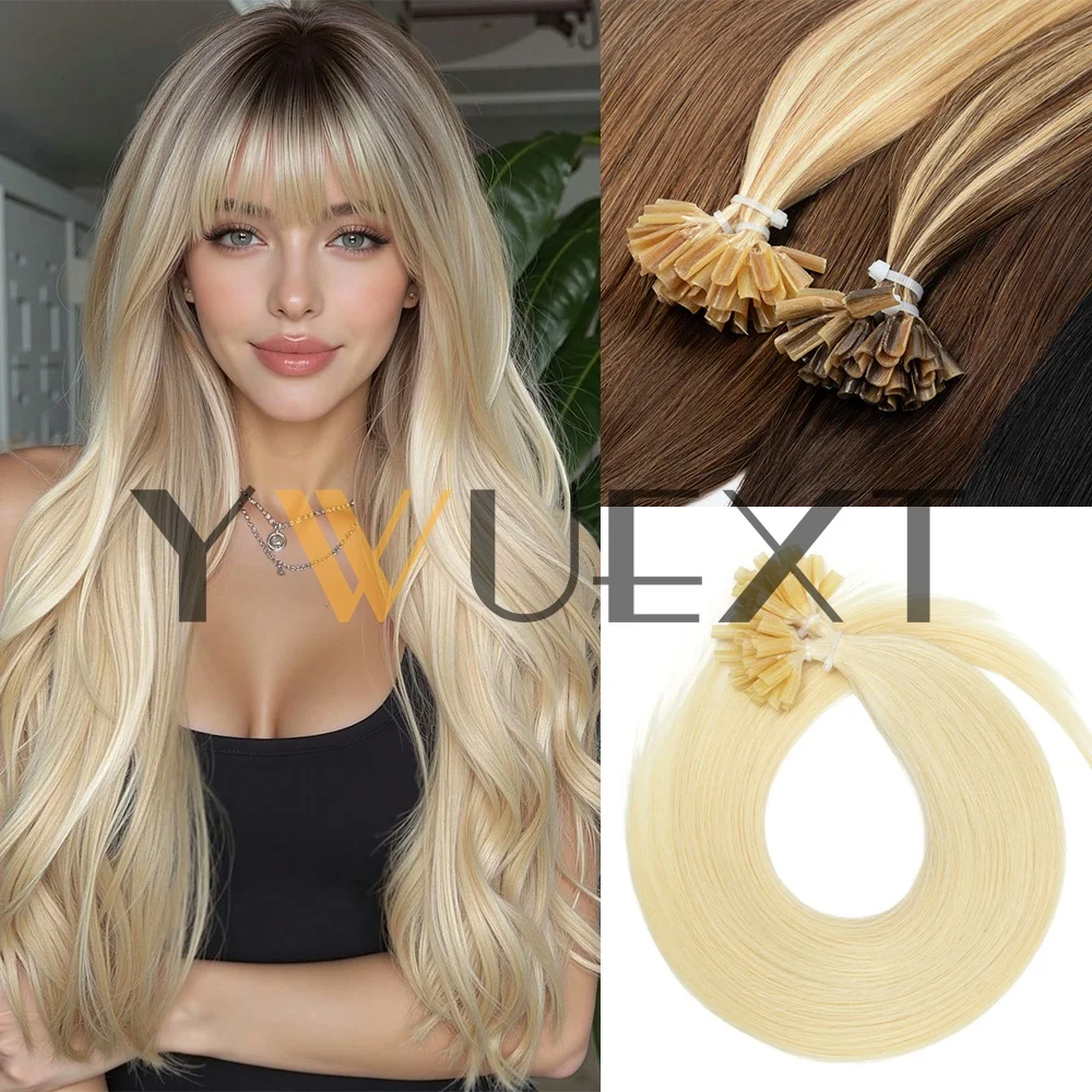 Straight U Tip Human Hair Extensions 12-20 inch Machine Remy Fusion Hair Blonde Keratin Hair 30/pack 50pcd for Women
Straight U Tip Human Hair Extensions 12-20 inch Machine Remy Fusion Hair Blonde Keratin Hair 30/pack 50pcd for Women