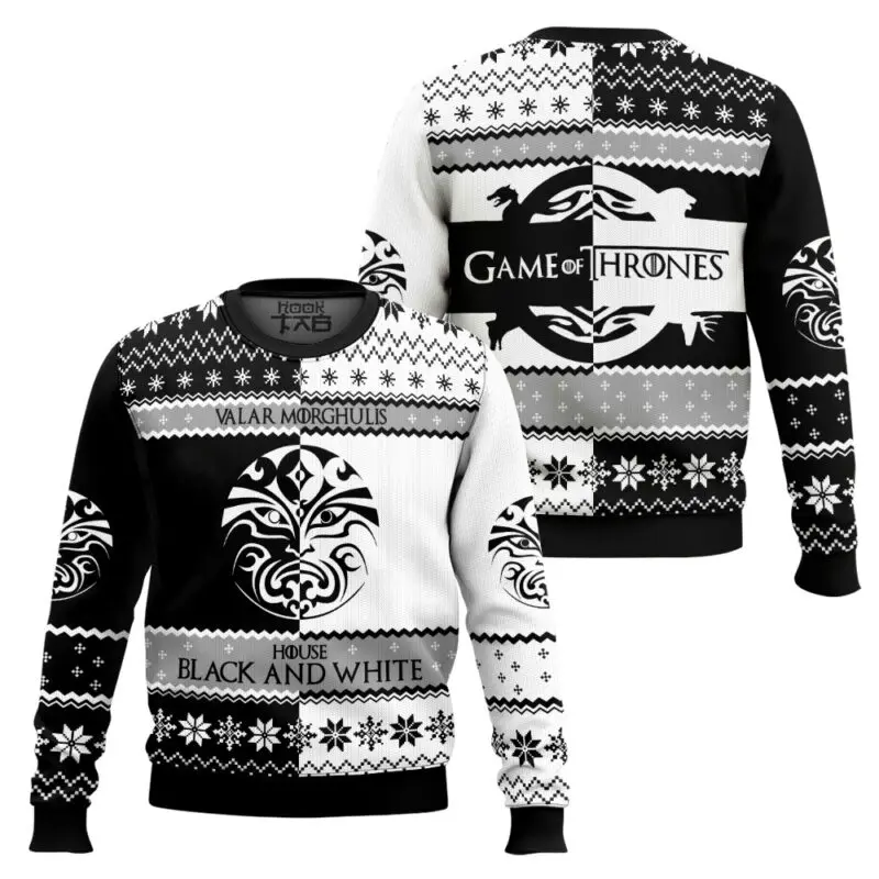 2025 Winter Hot Selling Men's and Women's Ugly Christmas Sweaters Fashion Round Neck 3D Printed Game of Power Casual Sports Top
2025 Winter Hot Selling Men's and Women's Ugly Christmas Sweaters Fashion Round Neck 3D Printed Game of Power Casual Sports Top