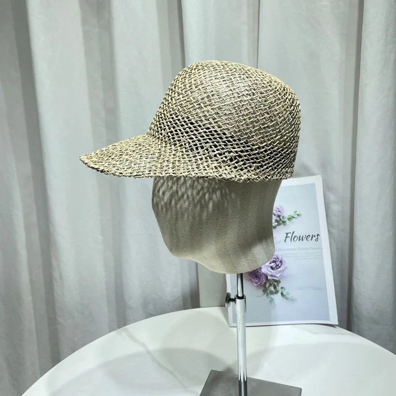 Classic Sun Visor Equestrian Hat Handmade 100% Natural Grass Hat For Women Summer Hollowed Out Fashion Casquette Visiere
Classic Sun Visor Equestrian Hat Handmade 100% Natural Grass Hat For Women Summer Hollowed Out Fashion Casquette Visiere