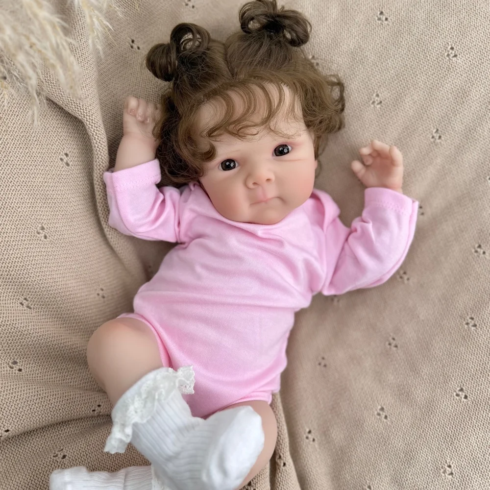 BZDOLL 18 Inch 45 CM Lifelike Reborn Baby Doll for Kids Vinyl Limbs Cloth Body Lovely Birthday Kid's Gift
BZDOLL 18 Inch 45 CM Lifelike Reborn Baby Doll for Kids Vinyl Limbs Cloth Body Lovely Birthday Kid's Gift