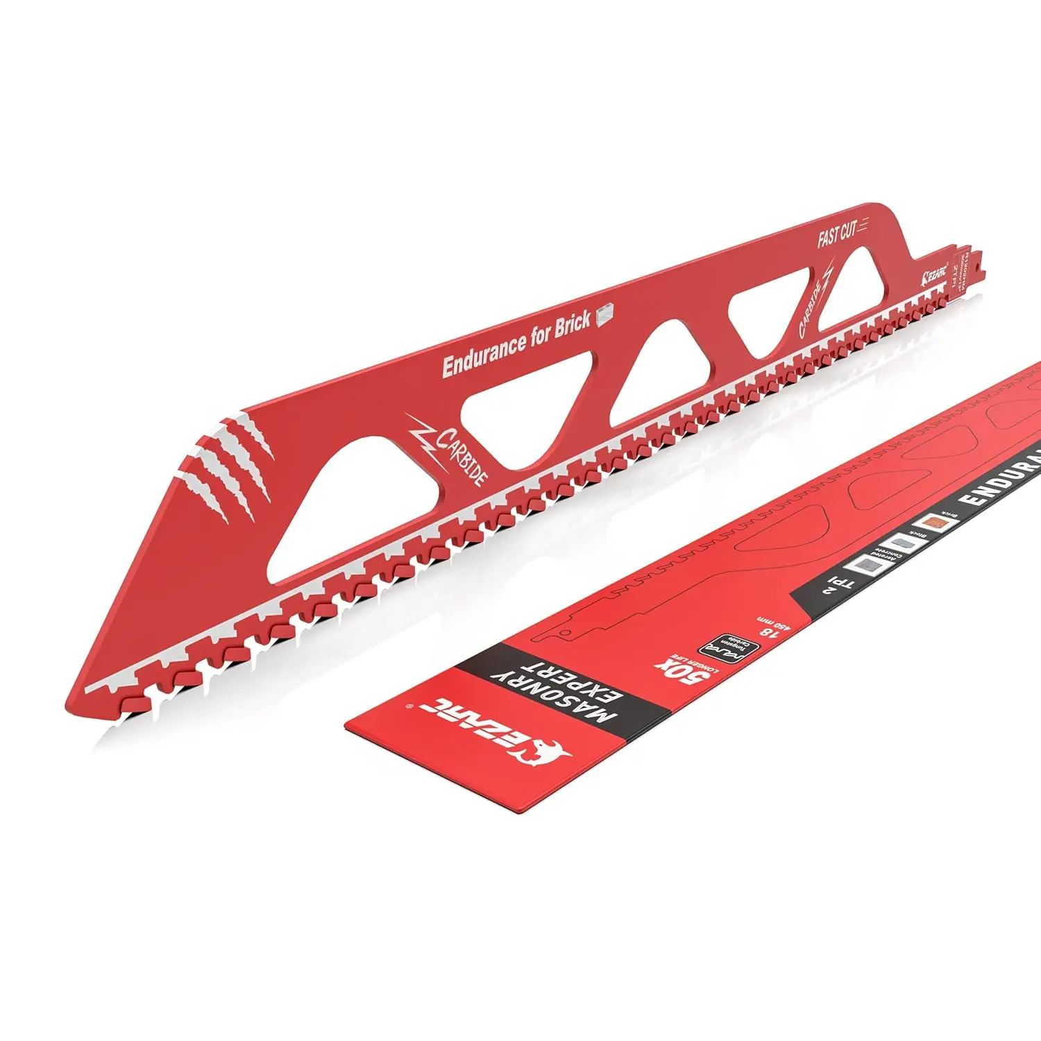 18-Inch Demolition Masonry Reciprocating Saw Blade, Carbide for Cutting Aerated Concrete and Hollow Brick, 1-Pack
18-Inch Demolition Masonry Reciprocating Saw Blade, Carbide for Cutting Aerated Concrete and Hollow Brick, 1-Pack
