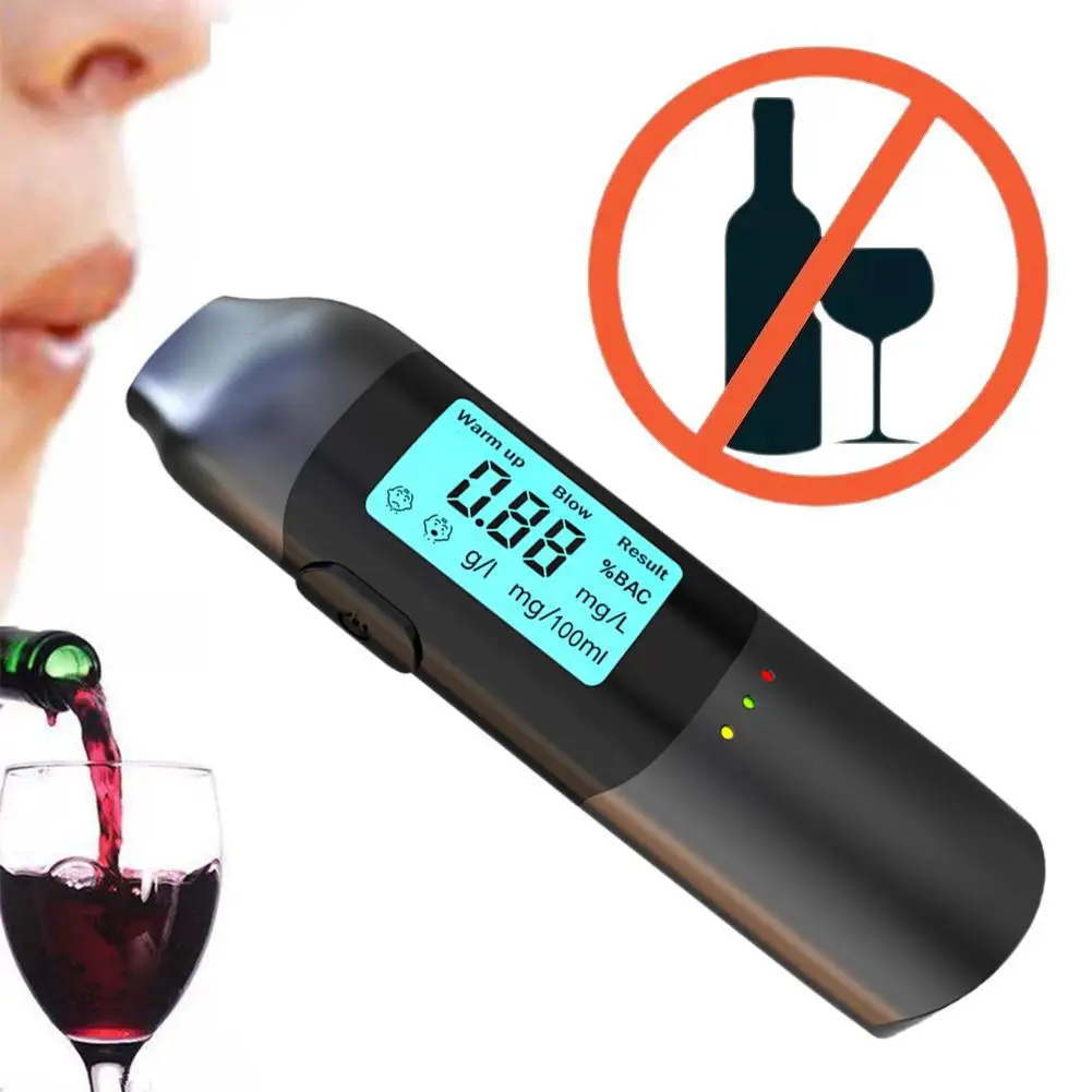 Automatic Alcohol Tester with LED Digital Display Non-Contact Test Alcohol Rechargeable Tools Alcoholmeter Y7Z4
Automatic Alcohol Tester with LED Digital Display Non-Contact Test Alcohol Rechargeable Tools Alcoholmeter Y7Z4