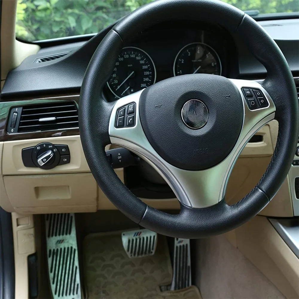For BMW 1 3 Series E90 E92 E93 2005-2012 E82 E87 2004-2011 ABS Chrome Car Steering Wheel Button Decoration Frame Trim
For BMW 1 3 Series E90 E92 E93 2005-2012 E82 E87 2004-2011 ABS Chrome Car Steering Wheel Button Decoration Frame Trim