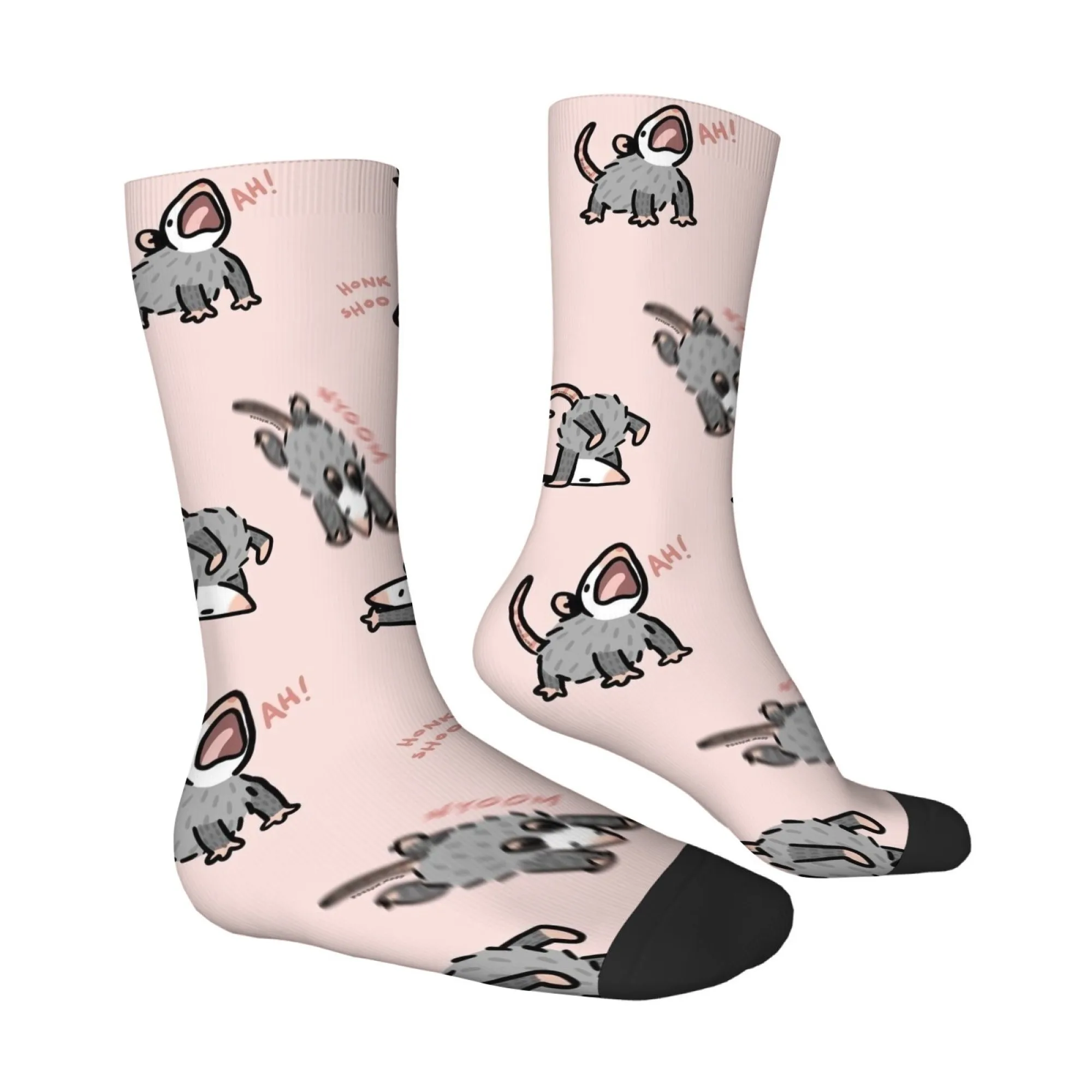 Wacky Cartoon Opossum Socks Soft Comfortable Skin-Friendly Men's Socks Outdoors Sports Fitness Fun Low Cortisol Novelty Socks
Wacky Cartoon Opossum Socks Soft Comfortable Skin-Friendly Men's Socks Outdoors Sports Fitness Fun Low Cortisol Novelty Socks