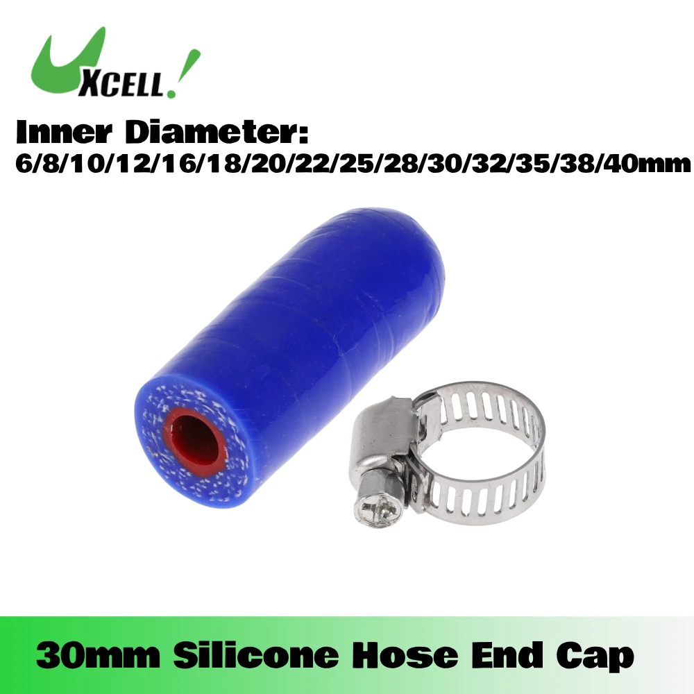 UXCELL 6mm-40mm ID Silicone Rubber Hose End Cap With Clamp for Coolant Turbo Bypass Valve Vacuum 30mm Blue Universal Silicone
UXCELL 6mm-40mm ID Silicone Rubber Hose End Cap With Clamp for Coolant Turbo Bypass Valve Vacuum 30mm Blue Universal Silicone