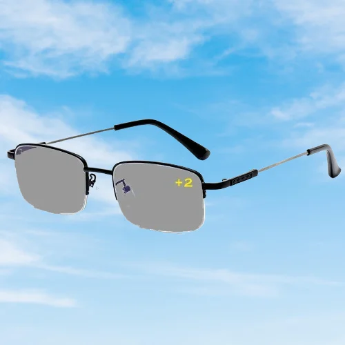 TWO IN ONE Reading Glasses + Sunglasses Square Half Rim +1 +1.5 +2 +2.5 +3 +3.5 +4
TWO IN ONE Reading Glasses + Sunglasses Square Half Rim +1 +1.5 +2 +2.5 +3 +3.5 +4