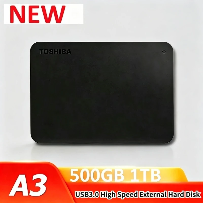 For Toshiba Canvio Basics A3 Portable 500GB 1TB 2TB HDD USB3.0 High Speed External Hard Disk Black
For Toshiba Canvio Basics A3 Portable 500GB 1TB 2TB HDD USB3.0 High Speed External Hard Disk Black