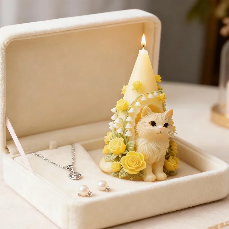 Flower House Mold Handmade Cat-Shaped Mold Scented Candle Mold Silicone For Craft Workshops Home Decor Diy Projects
Flower House Mold Handmade Cat-Shaped Mold Scented Candle Mold Silicone For Craft Workshops Home Decor Diy Projects