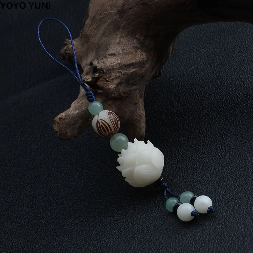 Car Pendent Strap Hang Rope Agate Cell Phone Lanyard Bodhi Lotus Flower Keychain Mobile Phone Lanyard Bag Pendant
Car Pendent Strap Hang Rope Agate Cell Phone Lanyard Bodhi Lotus Flower Keychain Mobile Phone Lanyard Bag Pendant