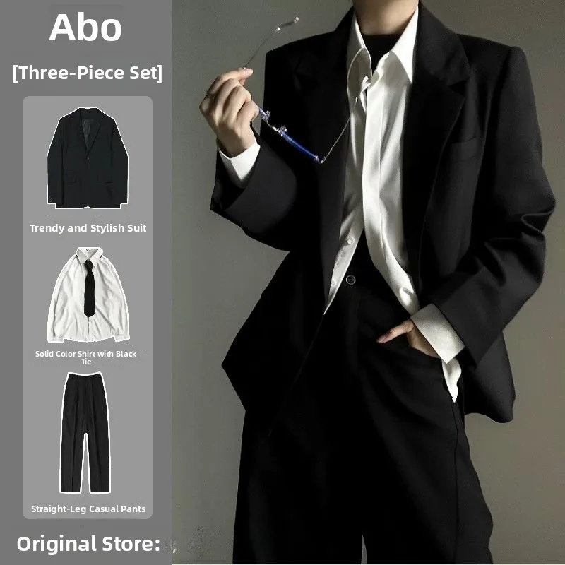 Loose Fit Shoulder Men's Suit Jacket Basic Style Casual Fashionable Old Money Style Double Breasted No Button Polyester Fiber
Loose Fit Shoulder Men's Suit Jacket Basic Style Casual Fashionable Old Money Style Double Breasted No Button Polyester Fiber