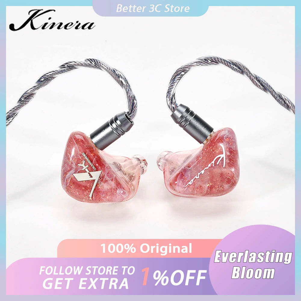 Наушники-вкладыши Kinera Everlasting Bloom 7 мм DD + 3 Knowles BA, гибридный драйвер IEMs, съемный кабель, Hi-Fi наушники, подарки на заказ
Наушники-вкладыши Kinera Everlasting Bloom 7 мм DD + 3 Knowles BA, гибридный драйвер IEMs, съемный кабель, Hi-Fi наушники, подарки на заказ