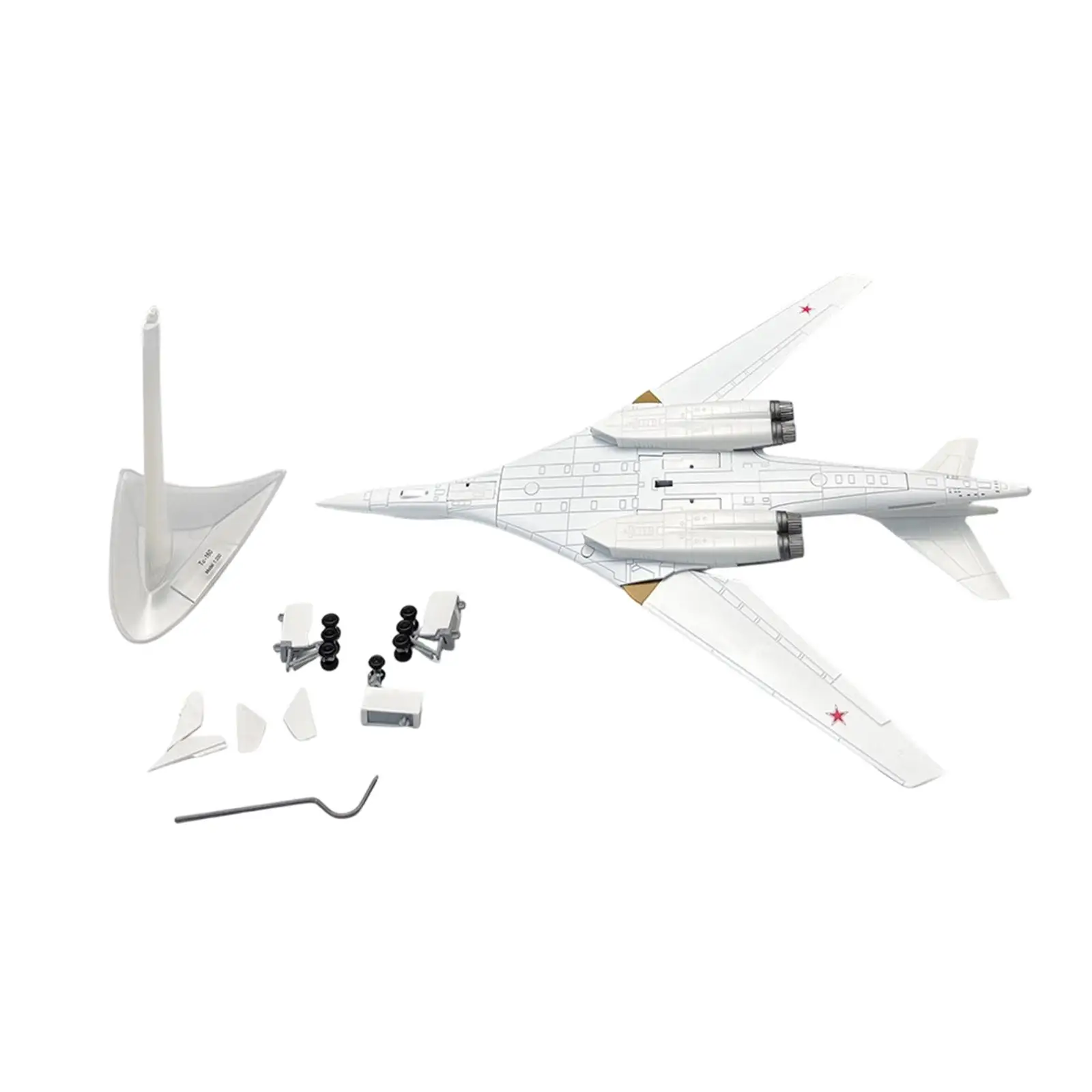 1/200 Scale TU160 Fighter Model Toy Collectibles Realistic Attack Model for Bar Bedroom Bookshelf Home Office
1/200 Scale TU160 Fighter Model Toy Collectibles Realistic Attack Model for Bar Bedroom Bookshelf Home Office