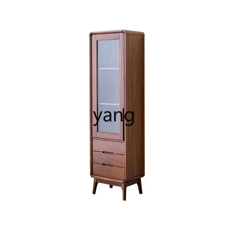 LH Black Walnut Solid Wood Wine Cabinet Side Cabinet Standing Cabinet Locker Single Door Bookcase Glass
LH Black Walnut Solid Wood Wine Cabinet Side Cabinet Standing Cabinet Locker Single Door Bookcase Glass