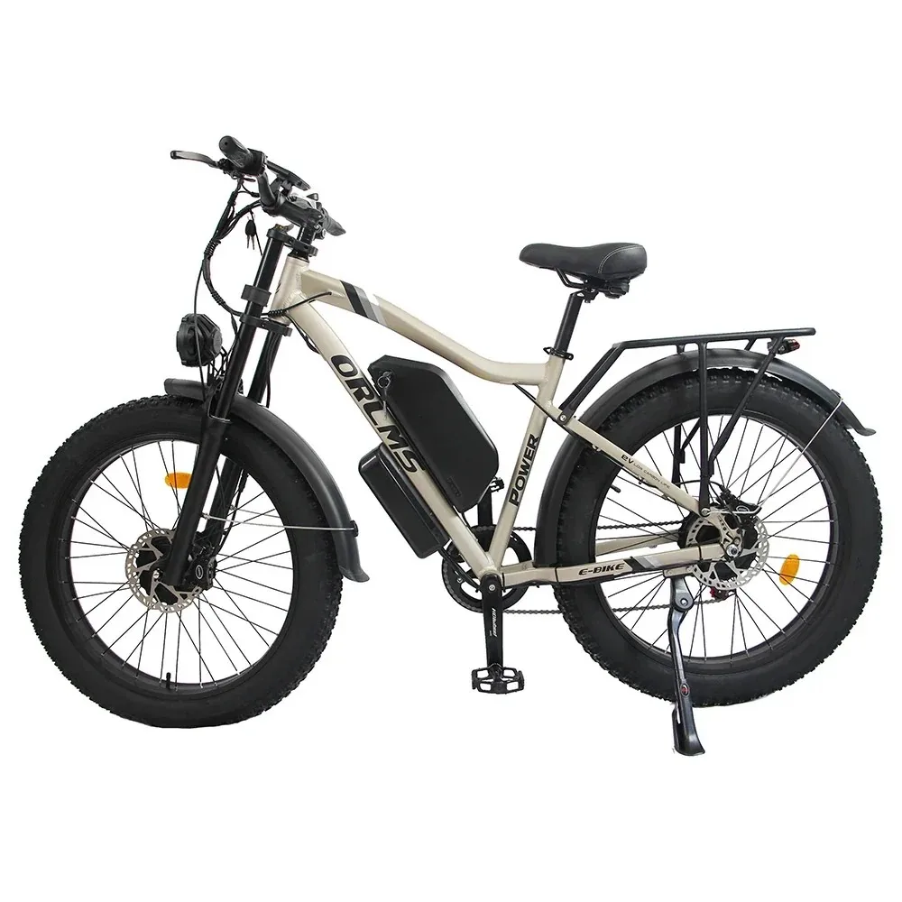 ORLMS MX500 26" Fat Tire Mountain Electric Bike 2000W Dual Motor 52V 25Ah Battery
ORLMS MX500 26" Fat Tire Mountain Electric Bike 2000W Dual Motor 52V 25Ah Battery