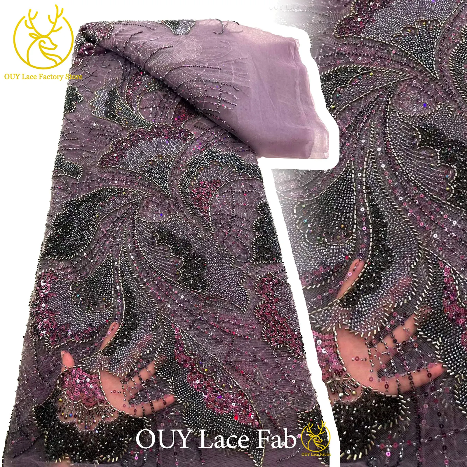 New Style African Groom Beaded Lace Fabric 2026 French Sequins Tulle Lace Nigerian Mesh Lace For Evening Party Wedding Dress
New Style African Groom Beaded Lace Fabric 2026 French Sequins Tulle Lace Nigerian Mesh Lace For Evening Party Wedding Dress