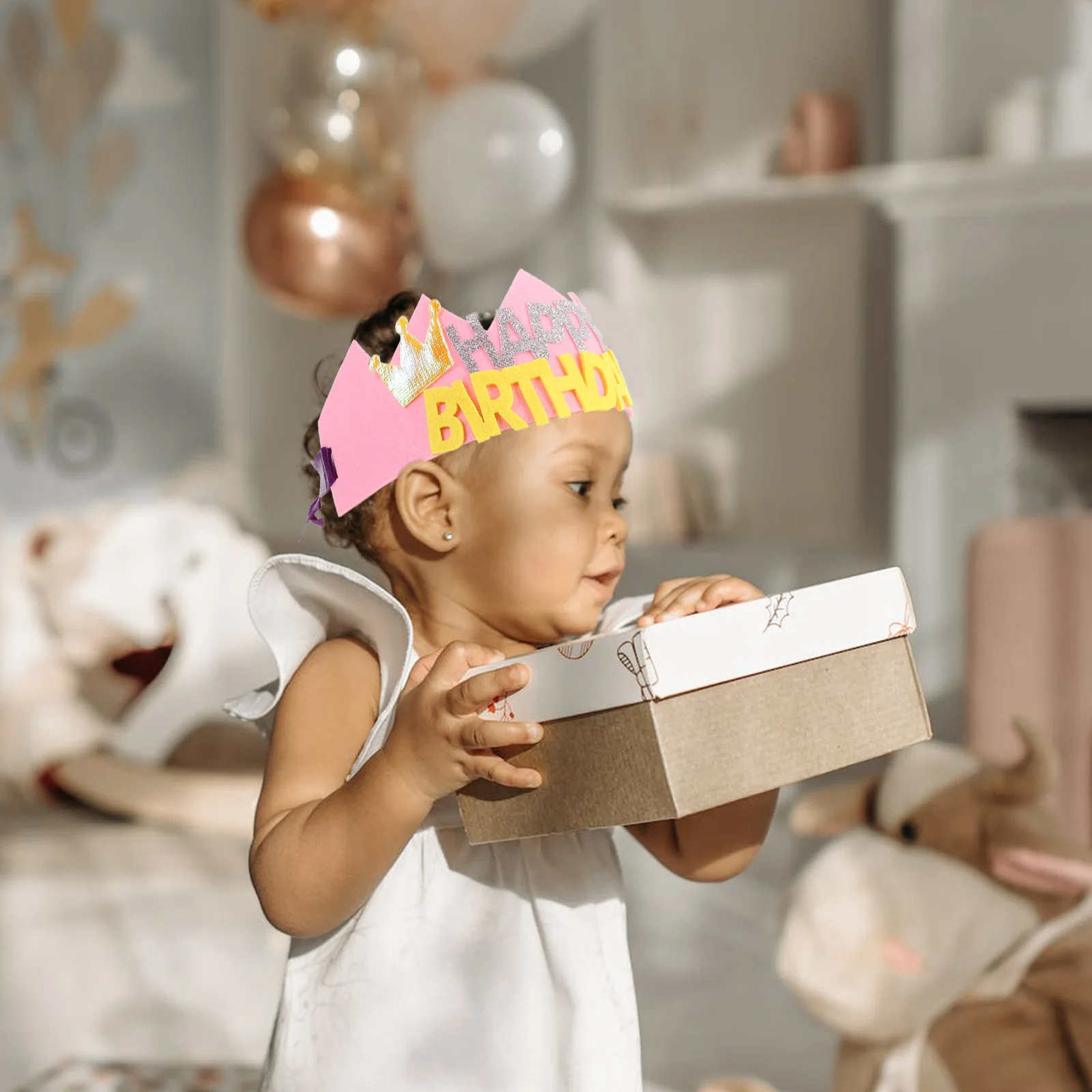 Fabric Crown Birthday Hat Kids Party Hats Toddler Birthday Crowns Lovely Children Party Headwear Crowns for Kids
Fabric Crown Birthday Hat Kids Party Hats Toddler Birthday Crowns Lovely Children Party Headwear Crowns for Kids
