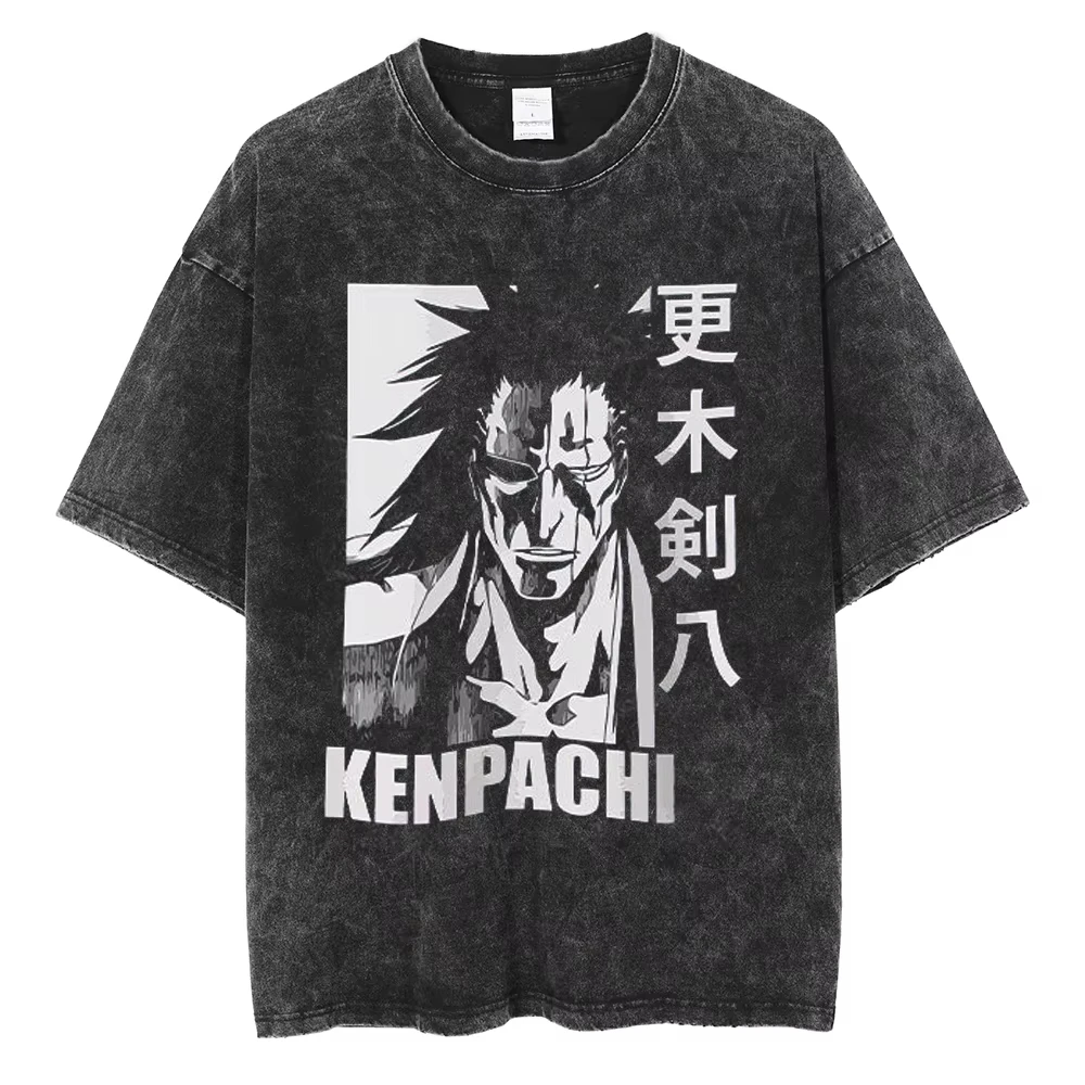 2025 Japan Anime Bleach Zaraki Kenpachi Graphic Printed T Shirt Men Women Manga Tshirts Harajuku Male Washed Cotton T-shirt
2025 Japan Anime Bleach Zaraki Kenpachi Graphic Printed T Shirt Men Women Manga Tshirts Harajuku Male Washed Cotton T-shirt