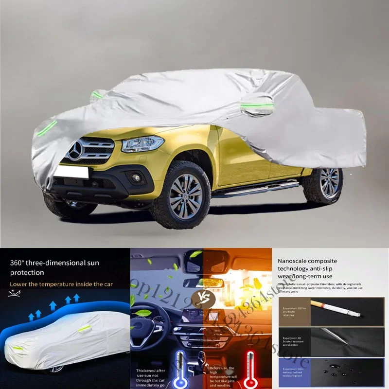 Для Mercedes Benz X Class fit наружная защита, полные автомобильные Чехлы, снежный чехол, Солнцезащитный водонепроницаемый пыленепроницаемый внешний автомобильный чехол
Для Mercedes Benz X Class fit наружная защита, полные автомобильные Чехлы, снежный чехол, Солнцезащитный водонепроницаемый пыленепроницаемый внешний автомобильный чехол