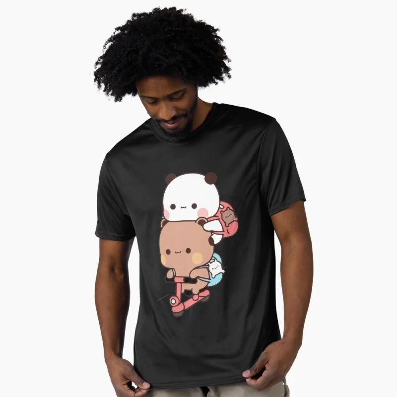 Bubu and Dudu Riding Scooter Gift t shirt kawaii Panda Bear Cartoon Graphic tee Cute Y2K Clothes 100% cotton All size Tee
Bubu and Dudu Riding Scooter Gift t shirt kawaii Panda Bear Cartoon Graphic tee Cute Y2K Clothes 100% cotton All size Tee