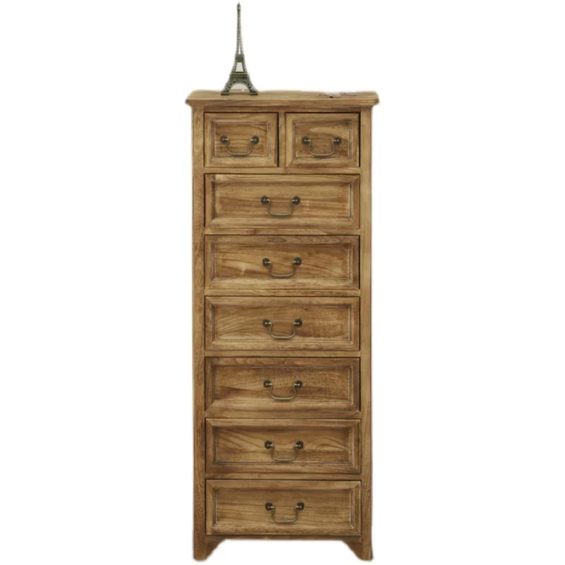 Solid Wood Multi-Drawer Cabinet Small Cabinet Wood Color Wall Cabinet Narrow Bedside Table
Solid Wood Multi-Drawer Cabinet Small Cabinet Wood Color Wall Cabinet Narrow Bedside Table