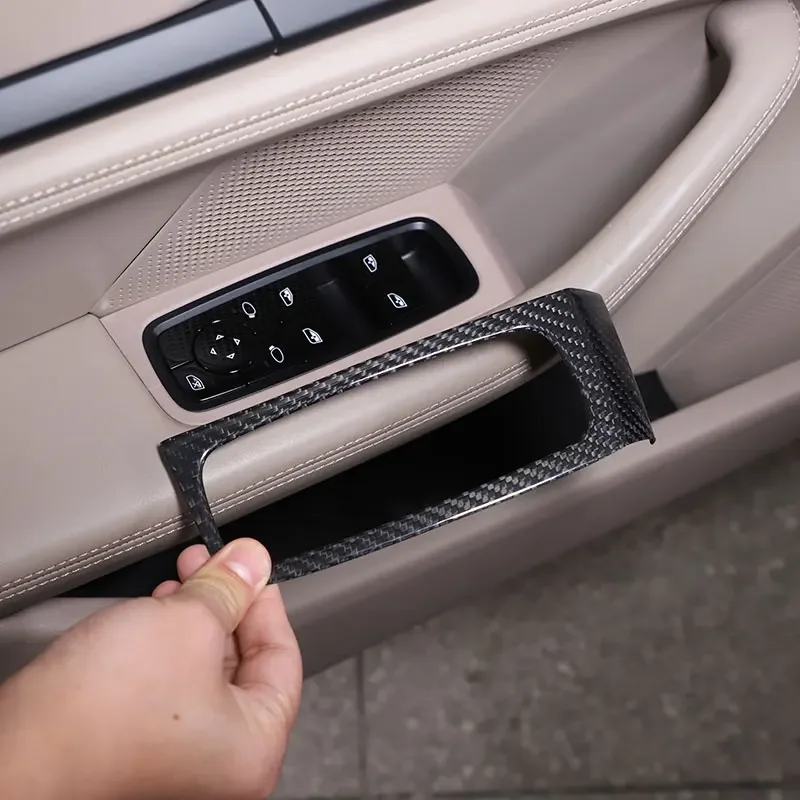 For Porsche Taycan 2019-2024 Real Carbon Fiber Car Window Lifting Switch Cover Trim Interior Car Accessories
For Porsche Taycan 2019-2024 Real Carbon Fiber Car Window Lifting Switch Cover Trim Interior Car Accessories