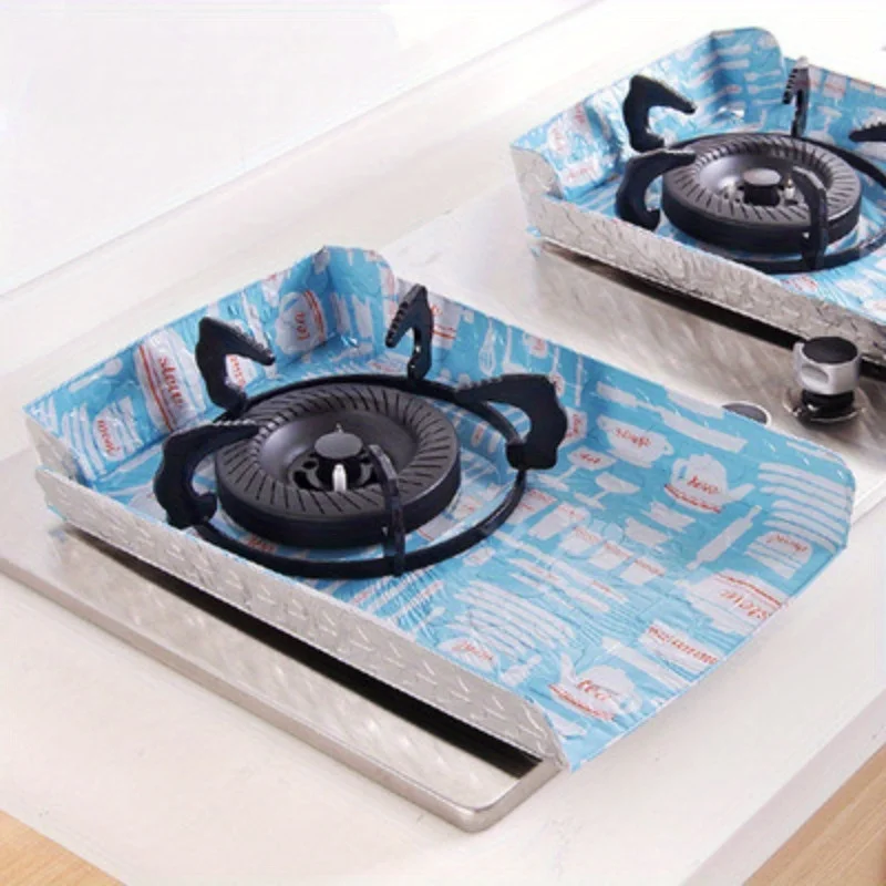 1/2pc Gas Stove Tin Foil Protector Cover Non-stick Reusable Cooker Protective Aluminum Liner Stovetop Oil-proof Clean Pad Circle
1/2pc Gas Stove Tin Foil Protector Cover Non-stick Reusable Cooker Protective Aluminum Liner Stovetop Oil-proof Clean Pad Circle