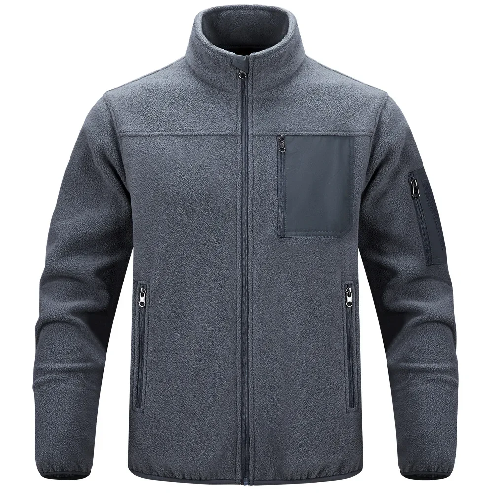 new men's fleece with fleece thickened warm windproof outdoor casual storm jacket fashion men's coat
new men's fleece with fleece thickened warm windproof outdoor casual storm jacket fashion men's coat