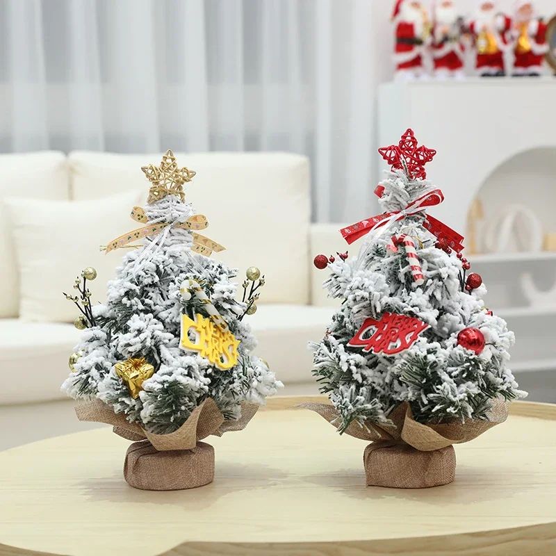 Nordic style creative desktop mini Christmas tree ornaments Christmas counter decoration encrypted white flocking small tree
Nordic style creative desktop mini Christmas tree ornaments Christmas counter decoration encrypted white flocking small tree