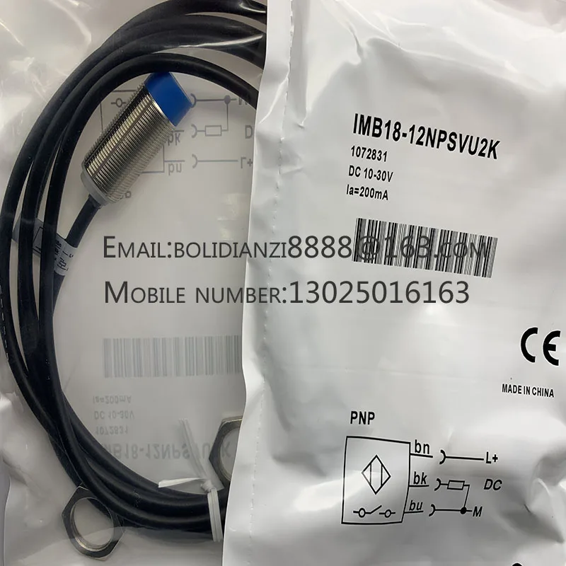 The brand-new original sensor IMB18-12NPSVU2K IMB18-08BPSVU2K One year warranty in stock
The brand-new original sensor IMB18-12NPSVU2K IMB18-08BPSVU2K One year warranty in stock