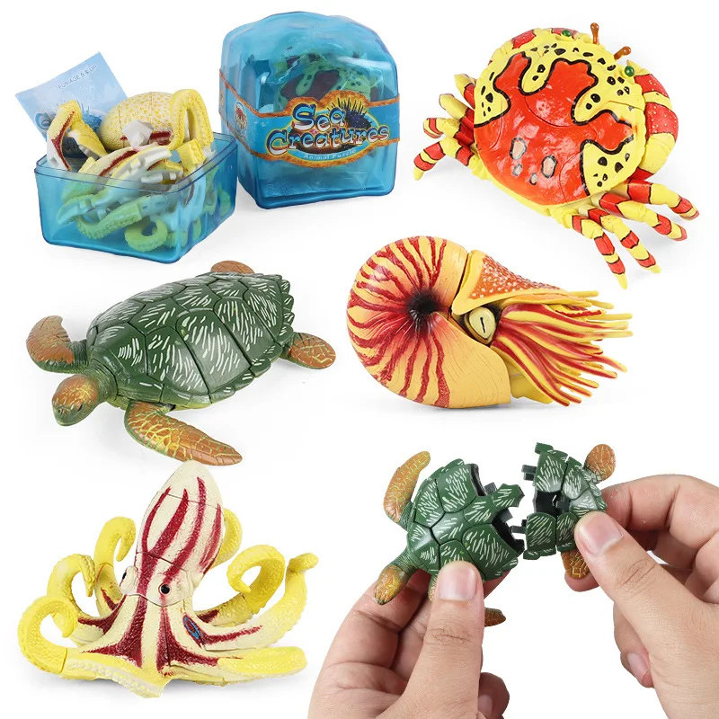 Oenux 4D Simulation Marine Animals Puzzle Building Shark Model Nautilus Clown Triggerfish Figure Educational Assembly Kit
Oenux 4D Simulation Marine Animals Puzzle Building Shark Model Nautilus Clown Triggerfish Figure Educational Assembly Kit