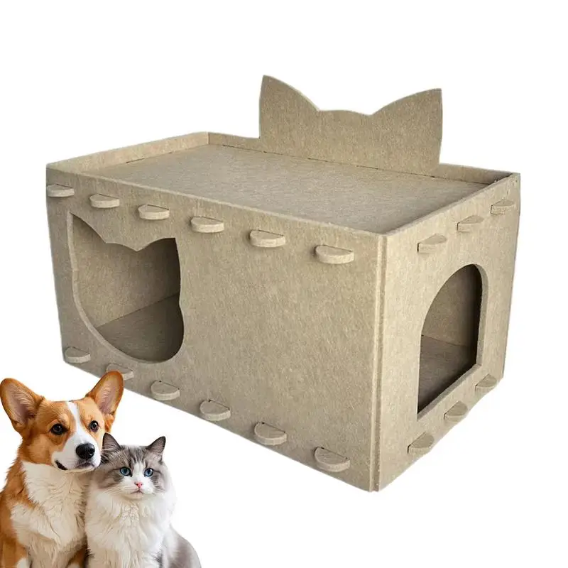 Cat Scratcher House Felt Kitten Tunnel Bed Detachable Felt Spacious Cat Nesting Scratcher House For Indoors And Outdoors
Cat Scratcher House Felt Kitten Tunnel Bed Detachable Felt Spacious Cat Nesting Scratcher House For Indoors And Outdoors