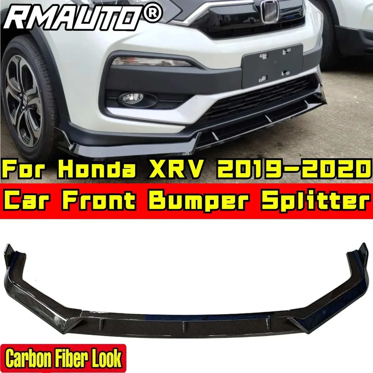For Honda XRV 2019-2020 Body Kit Front Bumper Spoiler Carbon Fiber Look Sport Style Front Bumper Protector Car Accessories
For Honda XRV 2019-2020 Body Kit Front Bumper Spoiler Carbon Fiber Look Sport Style Front Bumper Protector Car Accessories