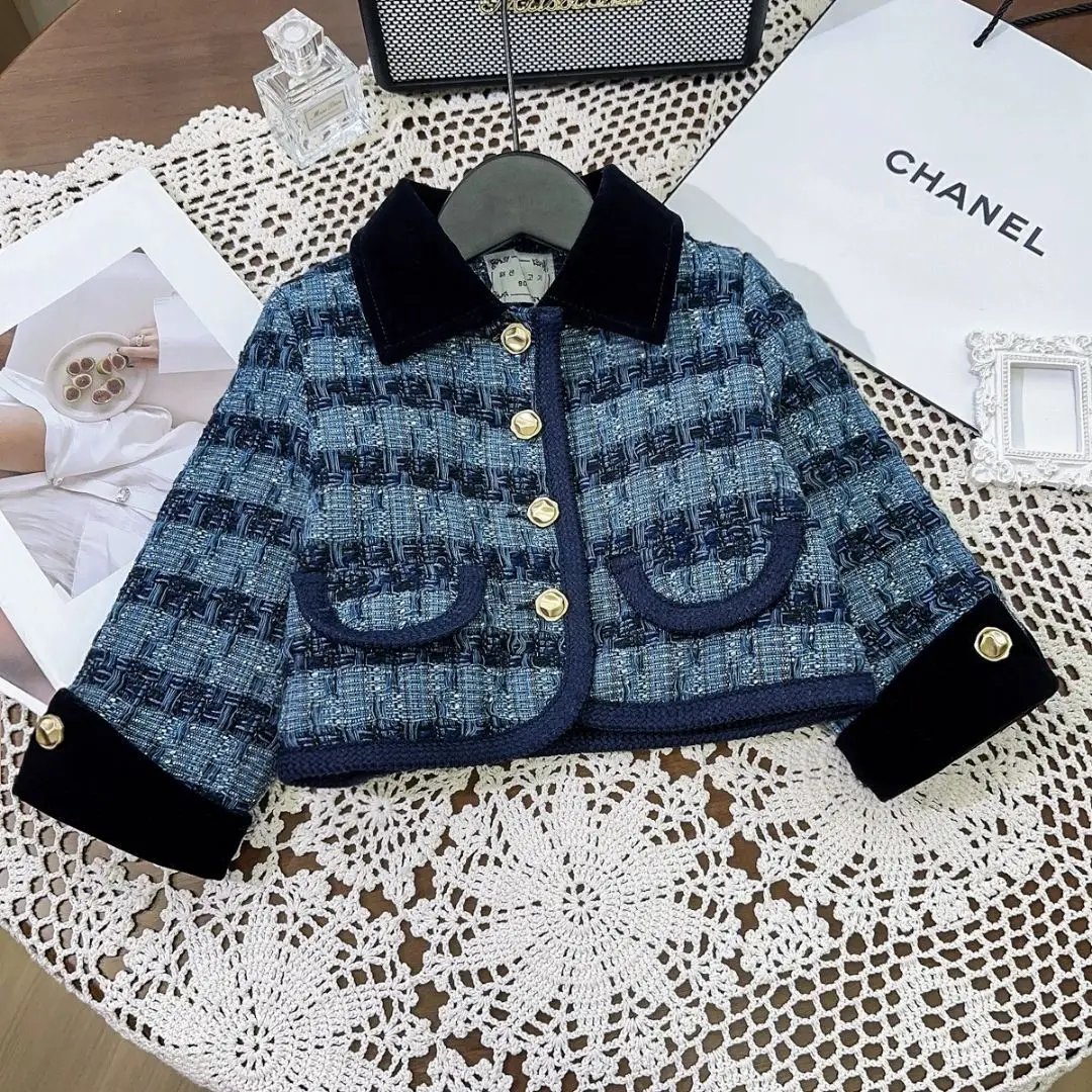Girls Spring SuitKorean Version Kids Set Little Fragrant Coat For Children's Girls Spring And Autumn Fashionable Two Piece Set
Girls Spring SuitKorean Version Kids Set Little Fragrant Coat For Children's Girls Spring And Autumn Fashionable Two Piece Set