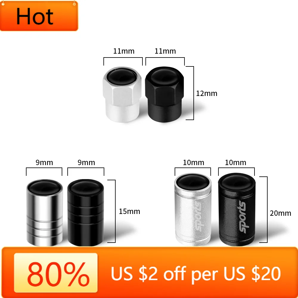 Valve Stems Caps 4pcs 3D Metal Styling Car Wheel Tire Valve Air Stem Cap Cover For Audi RS3 TT Sline 8L B2 A3 Quattro A8L Q5 A7
Valve Stems Caps 4pcs 3D Metal Styling Car Wheel Tire Valve Air Stem Cap Cover For Audi RS3 TT Sline 8L B2 A3 Quattro A8L Q5 A7