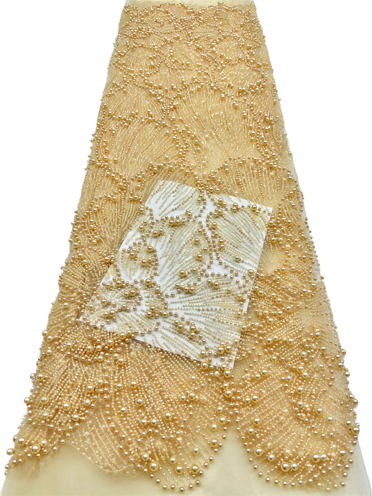 Heavy Beaded Lace Fabric 2026 High Quality 5 Yards Nigerian Sequins Groom Fabric Material For Wedding Party Dress
Heavy Beaded Lace Fabric 2026 High Quality 5 Yards Nigerian Sequins Groom Fabric Material For Wedding Party Dress