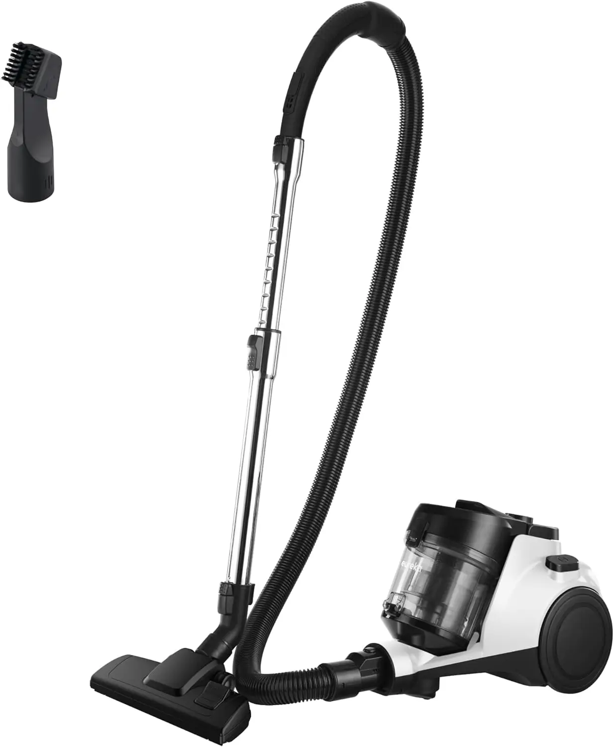 1100W High Power Bagless Canister Vacuum Cleaner for Carpets and Hard Floors with HEPA Filter and Attachments
1100W High Power Bagless Canister Vacuum Cleaner for Carpets and Hard Floors with HEPA Filter and Attachments