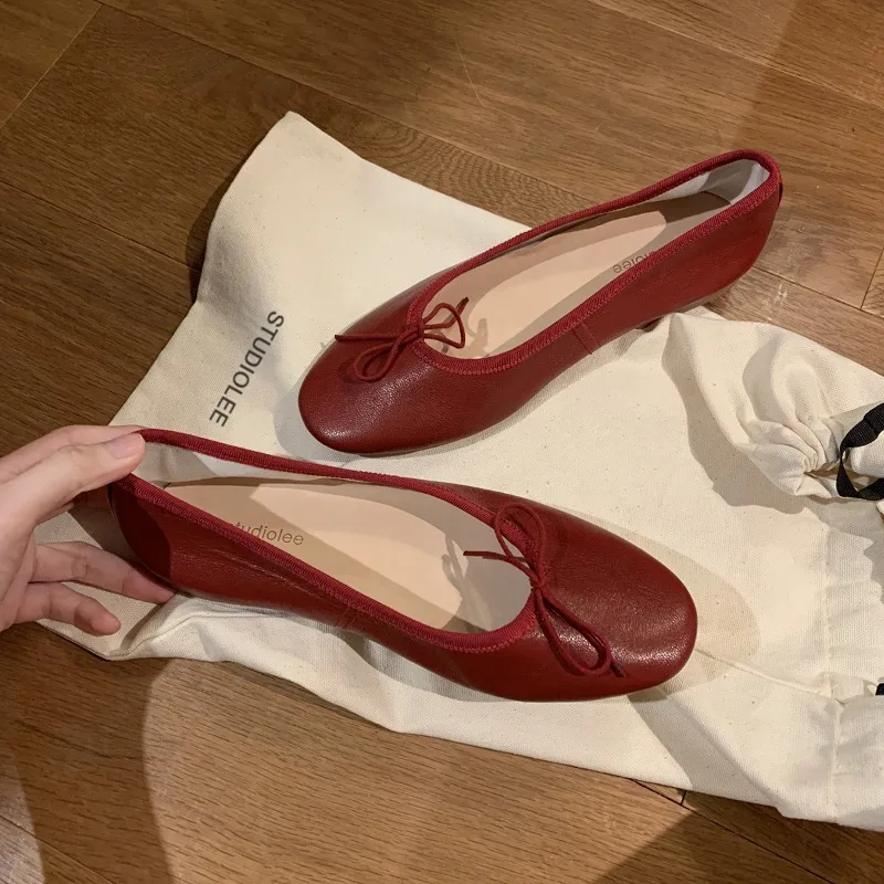 Elegant dancer with lace-up shoes classic round head comfortable sliders Fashion women's shoes leather mule shoes
Elegant dancer with lace-up shoes classic round head comfortable sliders Fashion women's shoes leather mule shoes