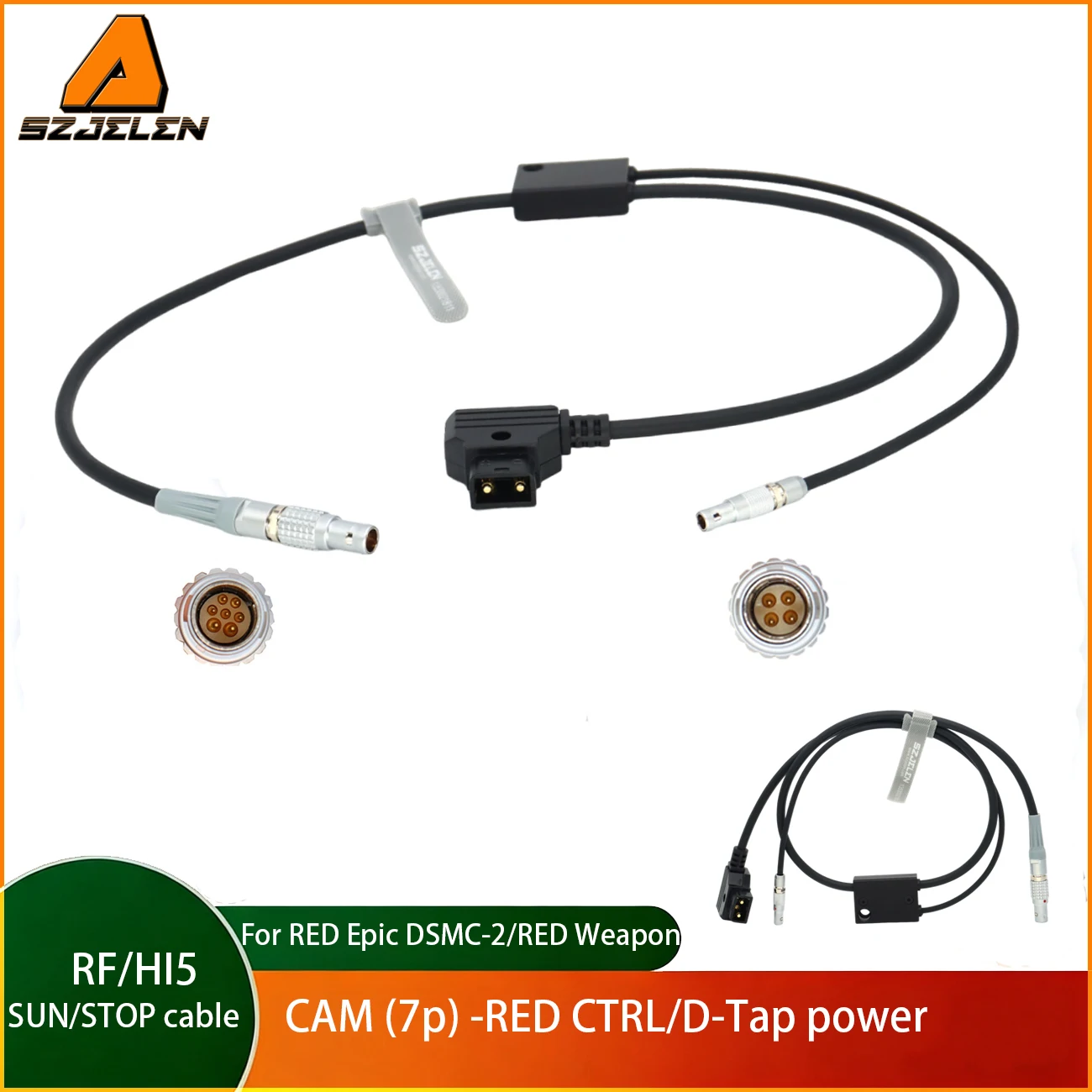 Run/Stop Cable for ARRI cforce RF motor/cmotionc PRO motor and camin motor controller to the RED Epic DSMC-2
Run/Stop Cable for ARRI cforce RF motor/cmotionc PRO motor and camin motor controller to the RED Epic DSMC-2