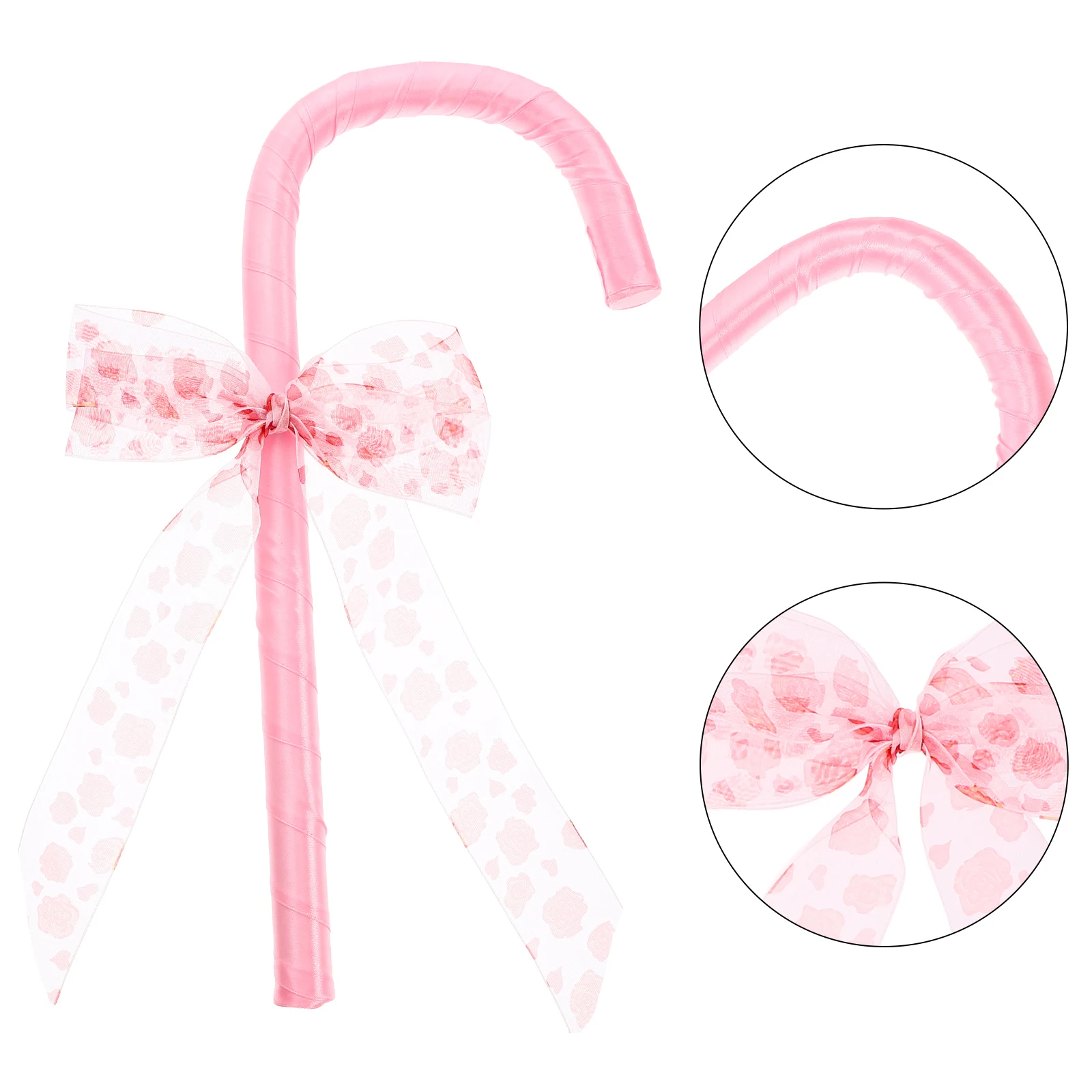 Bow Crutch Costume Accessory Plastic Dance Cane Lightweight Walking Stick For Halloween Valentine Party Decor Staff Prop Pink
Bow Crutch Costume Accessory Plastic Dance Cane Lightweight Walking Stick For Halloween Valentine Party Decor Staff Prop Pink