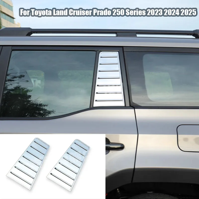 Декоративная наклейка на окно автомобиля C-стойку из материала ABS для Toyota Land Cruiser Prado 250 Series 2023 2024 2025
Декоративная наклейка на окно автомобиля C-стойку из материала ABS для Toyota Land Cruiser Prado 250 Series 2023 2024 2025