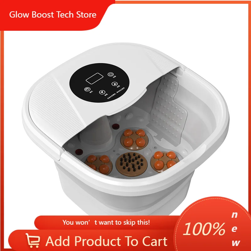 NYHigh - Quality Foldable Electric Foot Spa Massager with Shiatsu Roller for Relaxing Foot Bath Therapy
NYHigh - Quality Foldable Electric Foot Spa Massager with Shiatsu Roller for Relaxing Foot Bath Therapy