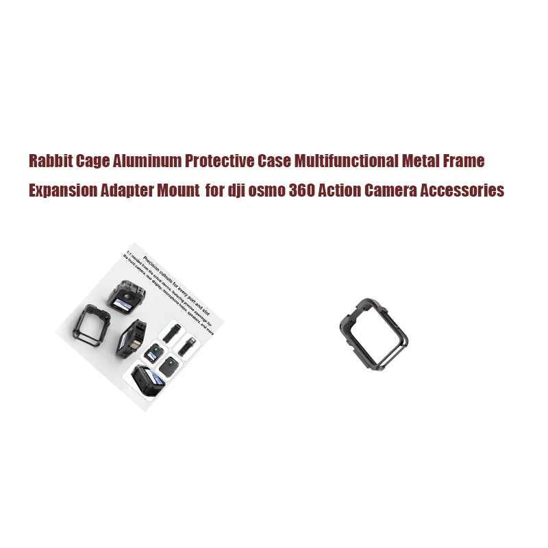 Rabbit Cage Aluminum Protective Case Multifunctional Metal Frame Expansion Adapter Mount for dji osmo 360 Action Accessories
Rabbit Cage Aluminum Protective Case Multifunctional Metal Frame Expansion Adapter Mount for dji osmo 360 Action Accessories